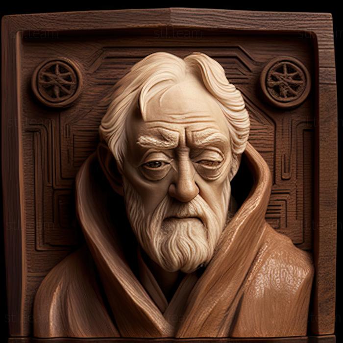 3D model Obi Wan Kenobi Star Wars Episode IV New HopeAlec Guinne (STL)